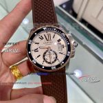 Perfect Replica 43.5mm New Cartier Rubber Band Watch